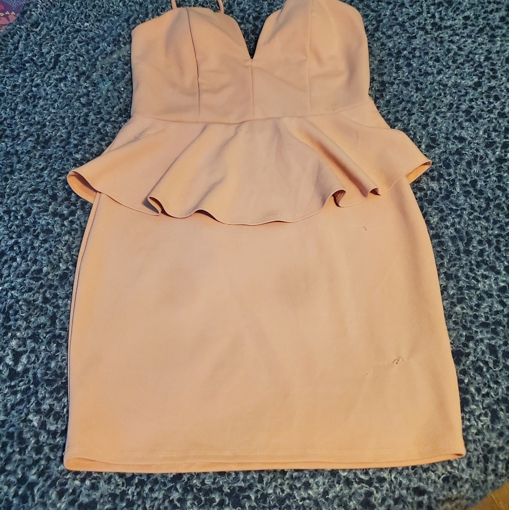Pink maxi dress